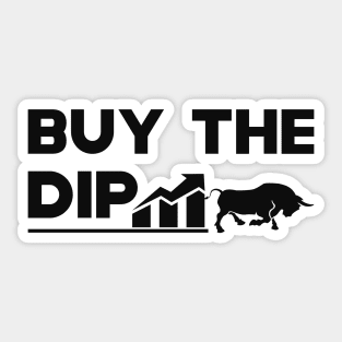 Trader - Buy the dip Sticker